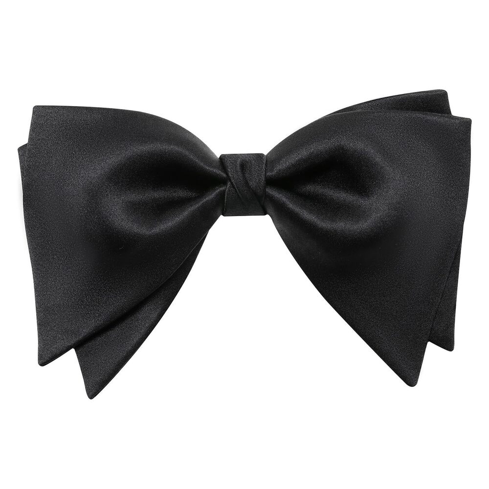 1102 Real Silk Classic Pre-Tied Bow Tie Formal Solid Tuxedo Tuxedo Bow Ties